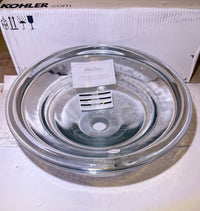 KOHLER Spun Glass Vessels Above Counter Glass Lavatory Sink-Ice New Open Box 2276-B11 17-1/2"