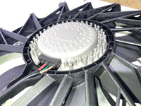 Engine Cooling Fan Assembly, Cooling Radiator Fan Replacement For BMW E60 525 530 545 645 E65 750, Replace 17427543282 17427514181