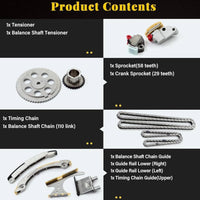 Timing Chain Kit for 2007-2010 Chevrolet for GMC Hummer Isuzu Colorado •*NOTE*•