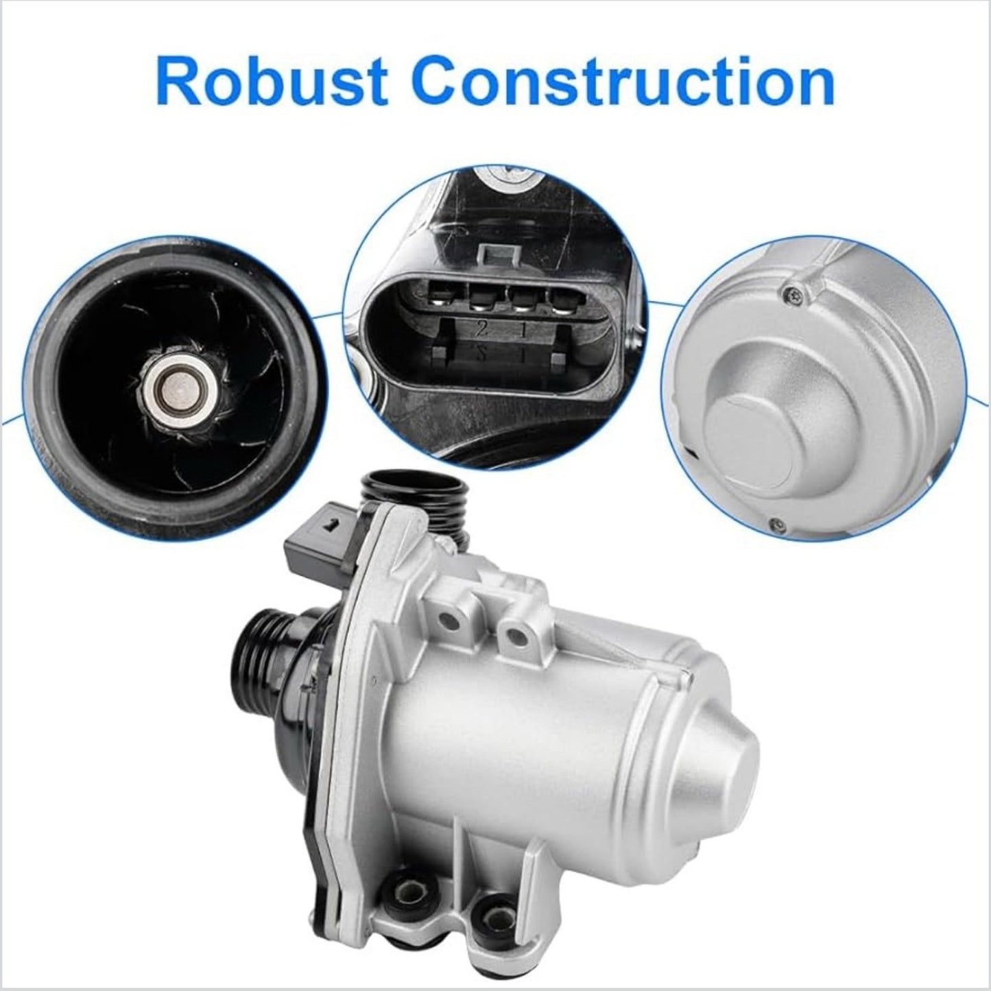 Electric Engine Water Pump For BMW E70 X5 3.0s 4.8i 2007-2009, X5 XDrive30i XDrive35d XDrive48i M 2009-2010 Coolant Pump For 599-961 11517568595 11517546996 11519894484