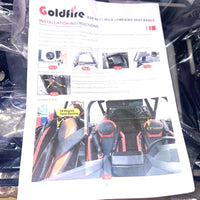 Goldfire RZR Seat ,Universal RZR Seat Lowering Base 1.5" Recline Seat Drop Brackets Mounts for Polaris RZR 800 / 900 / S 1000 / XP 1000 / XP Turbo /General Models