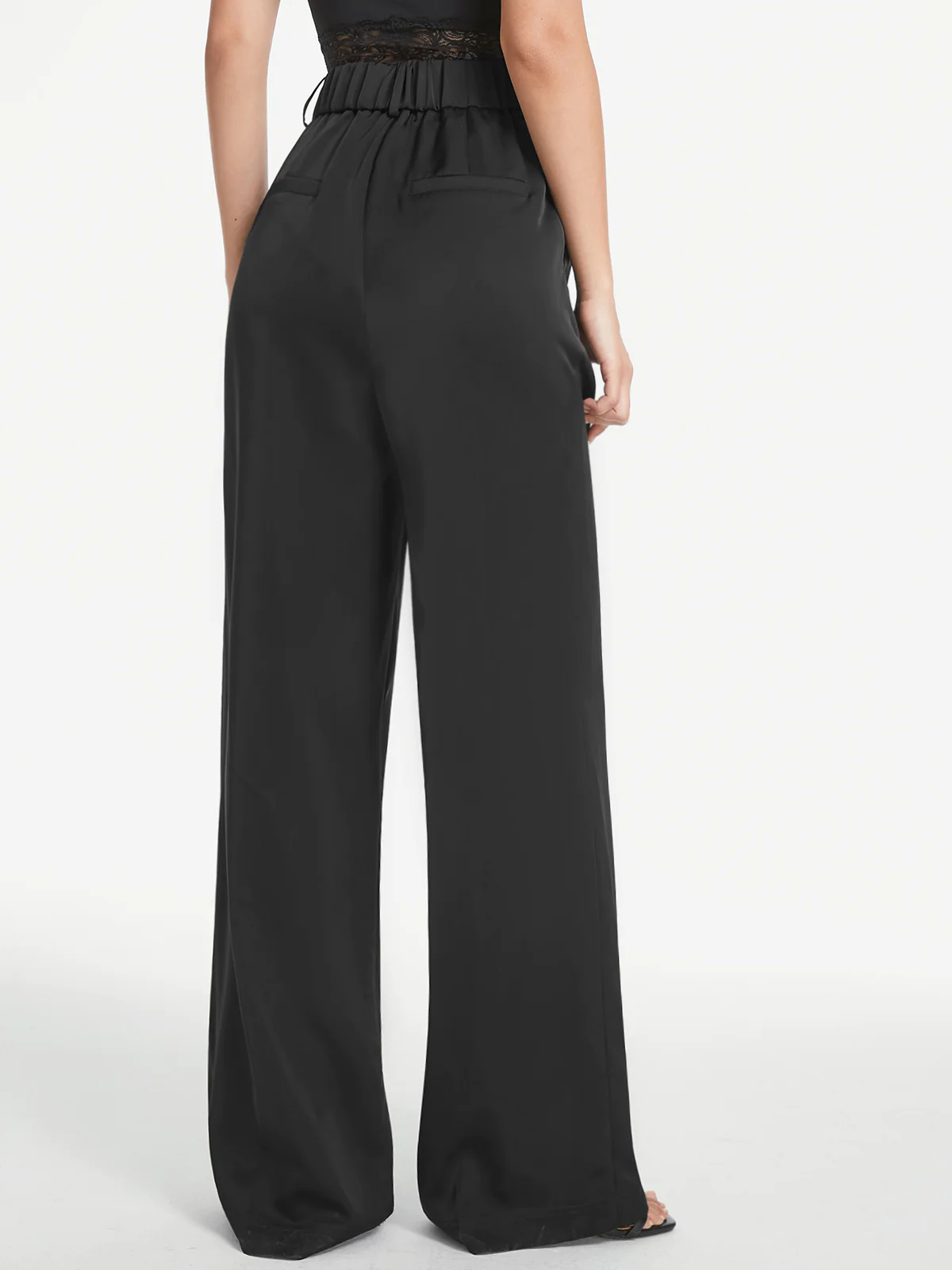 Light Wide-Leg Tailored Pants (Women)