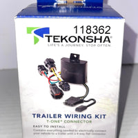 TEKONSHA 118362 T-One T-Connector Custom Harness, 4-Way Flat, w/Converter