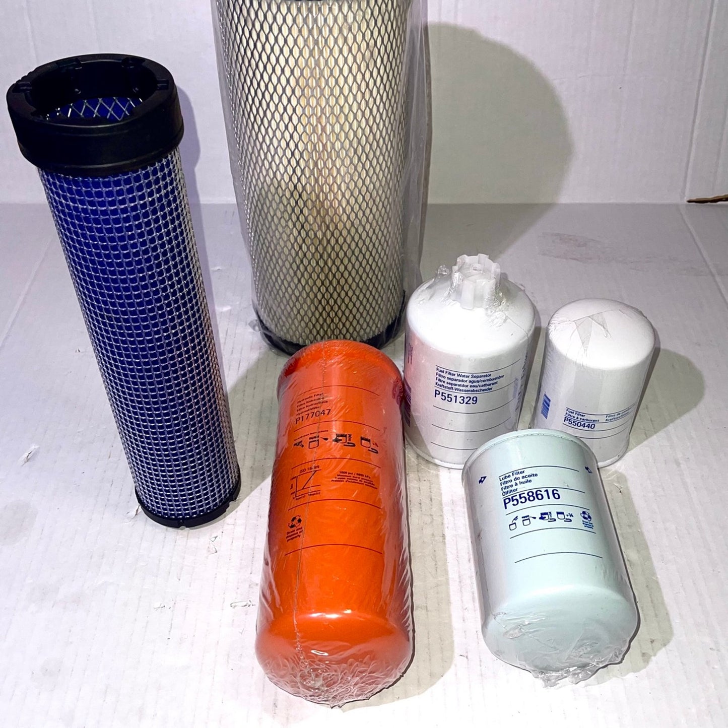 Maintenance Filter Kit for Case 1845C 1840 (Axial Seal Air Filters) J934429 J93 Fits Cummins 4B3.9