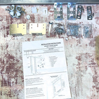 Pocket Door Frame Kit with Hardware & Soft Close, Sliding Smoothly Quietly Hidden Door Kit, for 18-36 W x 80 H Doors, 2 x 4 Studs Pocket Doors Hardware for Bathroom or Bedroom Easy to Install