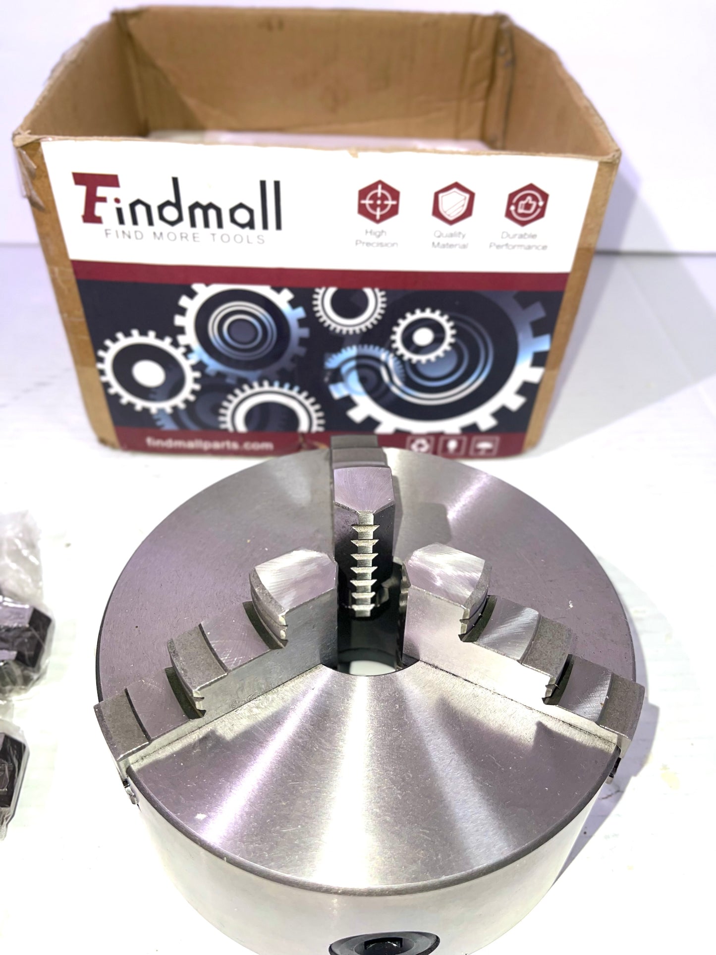 VERTEX 10" 3-Jaw Front Mount Lathe Chuck 2 Sets Of Jaws 10" Chuck Size 3800-5824