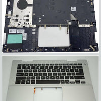 Laptop Upper Case Palmrest Backlit Keyboard Assembly Part for Dell Inspiron