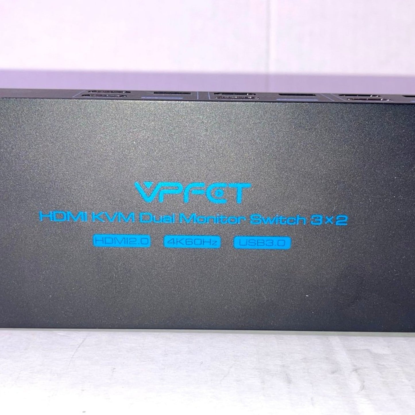 HDMI KVM Switch 2 Monitors 3 Computers EDID Simulation 4K@60Hz 3 Ports KVM Switc