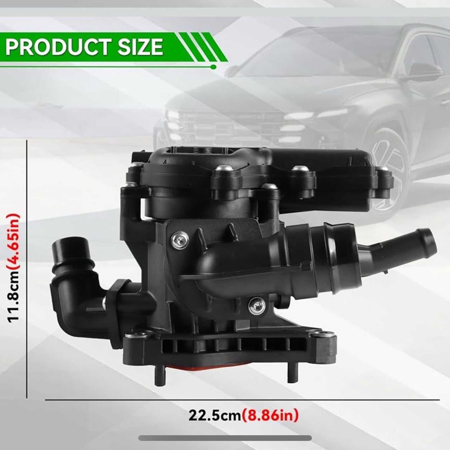 Thermal Management Module for 2020-22 Kona Santa Fe Tucson Sonata Kia K5 Engine