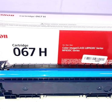 Canon Genuine 067 Cyan Toner Cartridge High Capacity for LBP633Cdw, LBP632Cdw, M