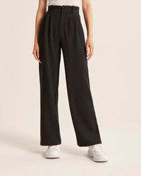 Light Wide-Leg Tailored Pants (Women)