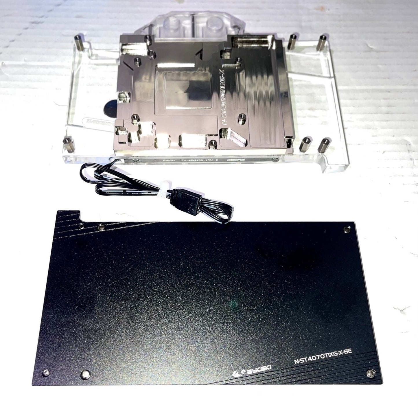 BYKSKI FULL COVERAGE GPU WATER BLOCK & BACKPLATE FOR ZOTAC GAMING GEFORCE 4070TI