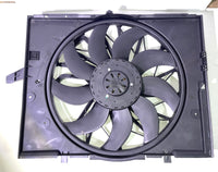 Engine Cooling Fan Assembly, Cooling Radiator Fan Replacement For BMW E60 525 530 545 645 E65 750, Replace 17427543282 17427514181