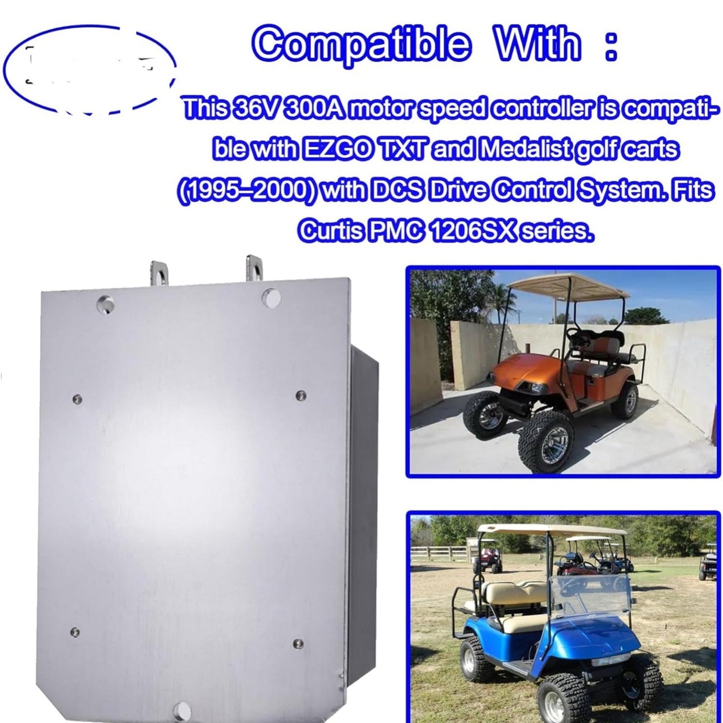 73144G06 1206SX-005 36V 300A DCS 9 Pin Motor Controller 73144G01 73144G03 EZGO TXT Medalist Golf Carts With Curtis PMC 1206SX 73144G02 73144G03 73144G04 73144G05
