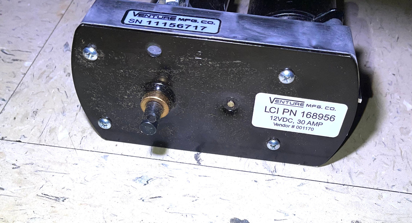 Lippert Venture Through-Frame Slide-Out Motor Assembly High-Speed Actuator 12V DC 18:1 30 Amps 9,500