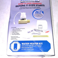 FloodStop Washing Machine Leak Detector Kit Automatic Water Shut-Off Visual NEW