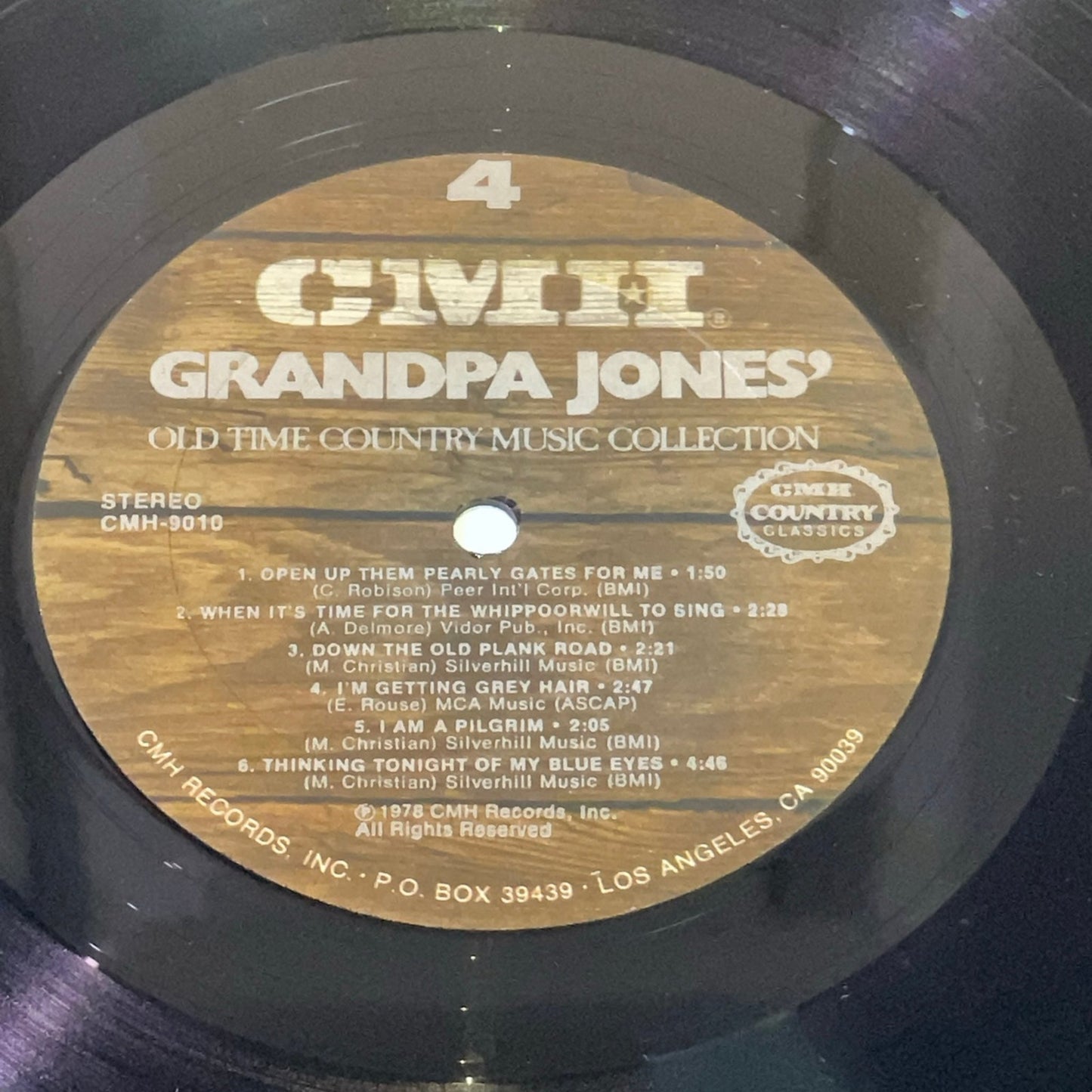 Grandpa Jones Old Time Country Music collection CMH 9010 (LP vinyl record) Original from 1979