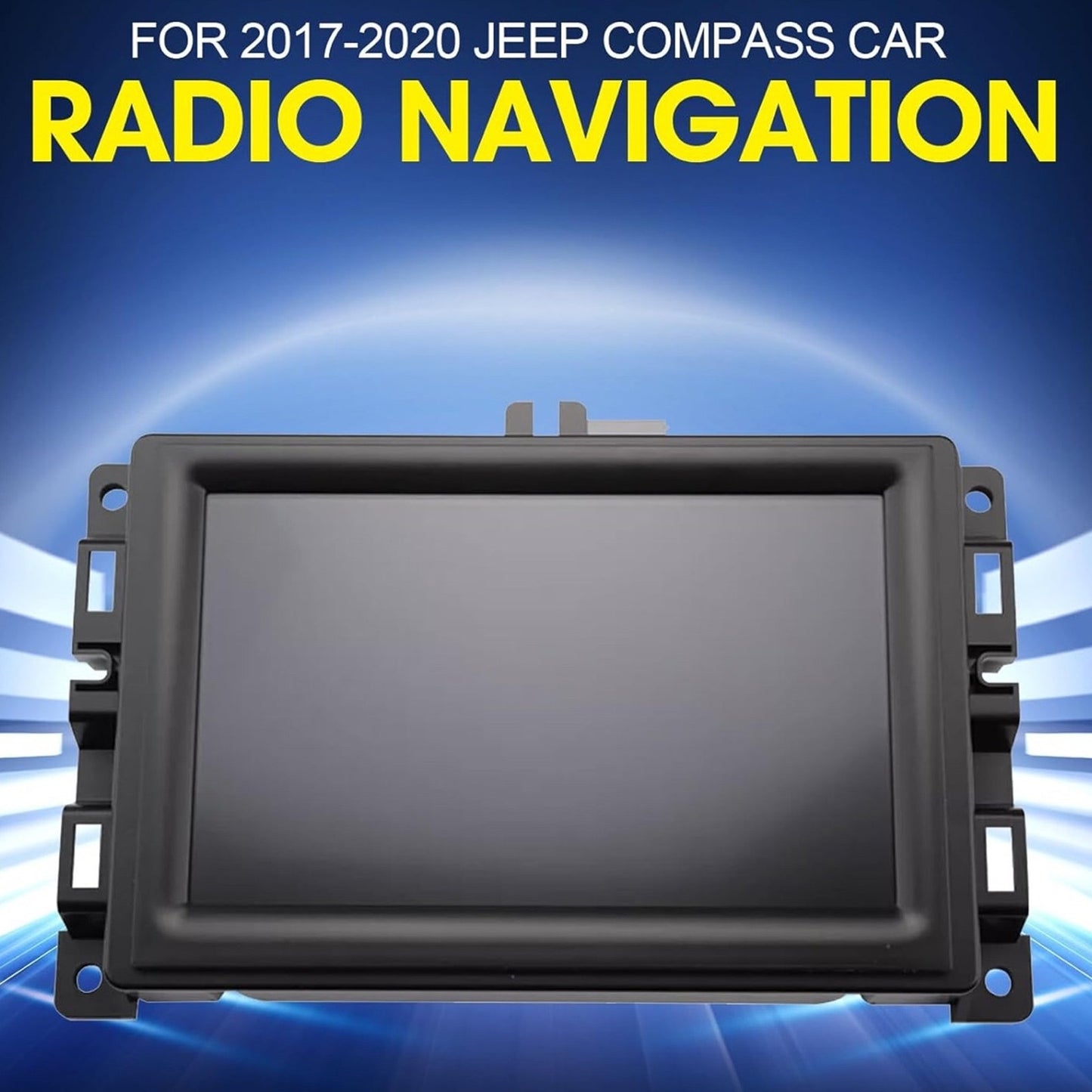 7" LCD Touch Screen w/ Frame For 2017-2020 Jeep Compass Radio Navigation Replace