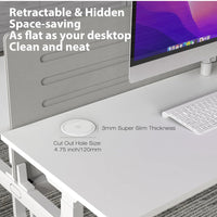 20 Amp Pop Up Countertop Outlet w/ 15W Wireless Charger,Max 65W Power Delivery,4