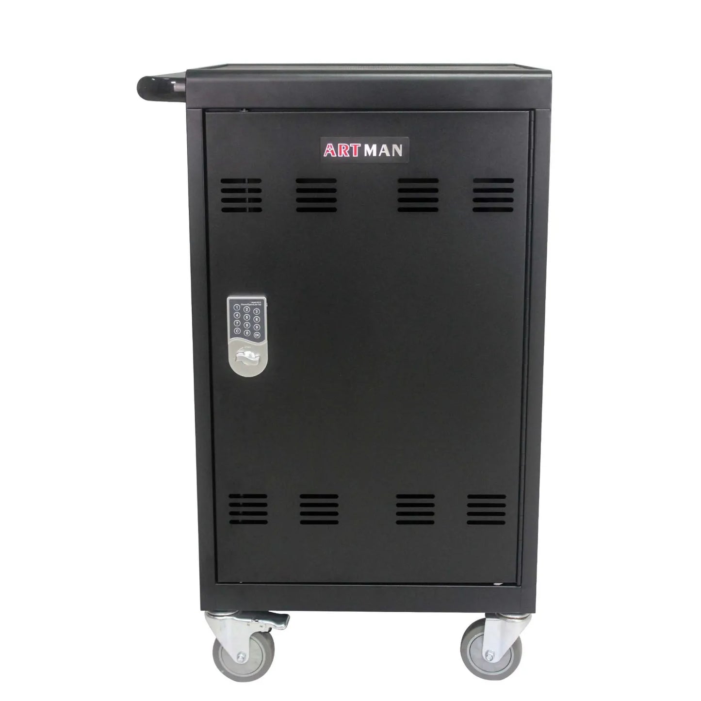 ARTMAN B30EL Tablet/Chromebook/Laptop Charging Cart with Keypad Lock (30 Devices) Slot