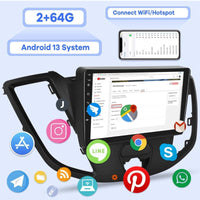 2G+64G] Car Radio for Ford Transit 2013-2019, Android 13 Touch Screen Transit Stereo, Carplay/Android Auto/EQ Audio/SWC +AHD Backup Camera
