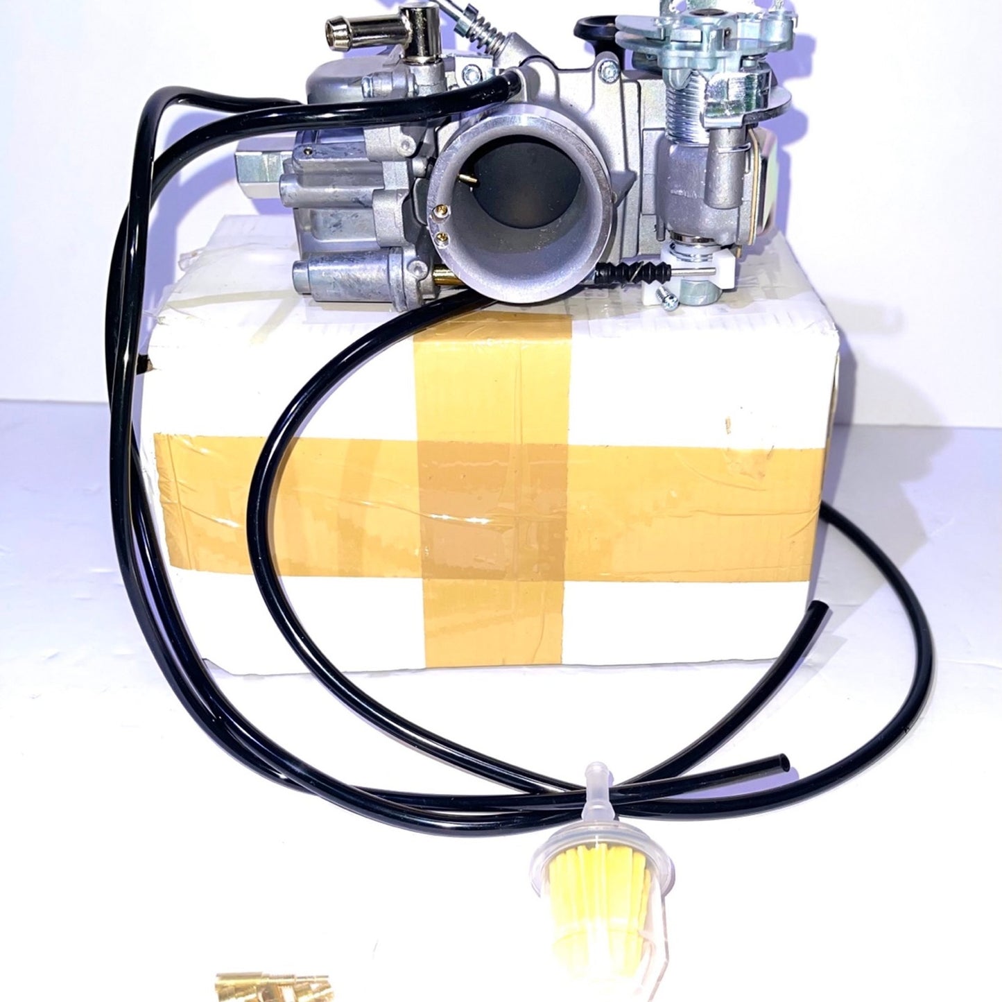 Carburetor Carb Honda XR400R 1998-2004 Kawasaki KLX351 Yamaha SR500 TT500 XT500 Pre Jetted Pumper Flat Slide Carburetor Replace 16100-KCY-762