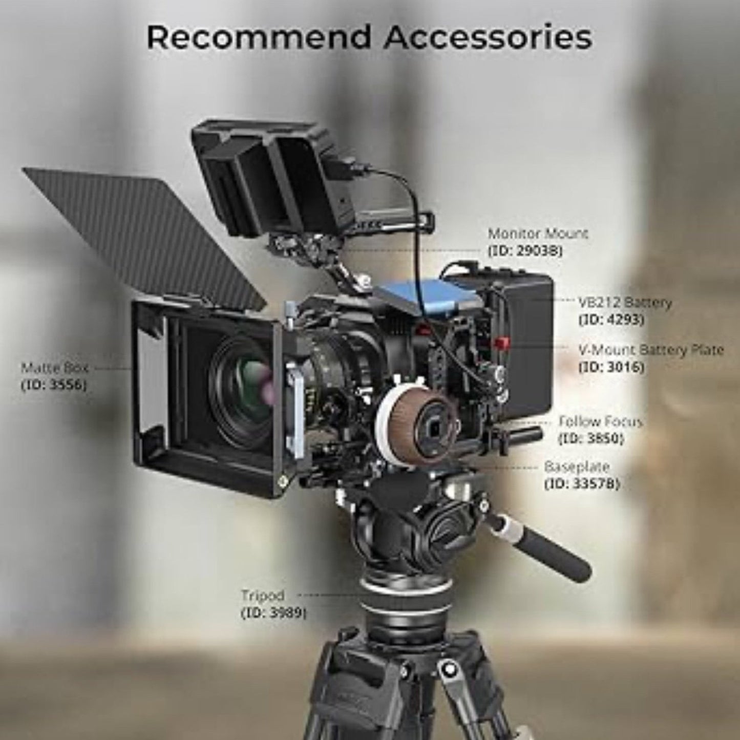 SmallRig Camera Cage Basic Kit BMCC Camera 6K Full Cage Blackmagic Design Cinema