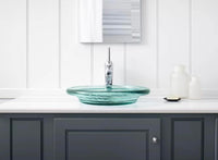 KOHLER Spun Glass Vessels Above Counter Glass Lavatory Sink-Ice New Open Box 2276-B11 17-1/2"