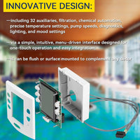 R0551800 Service Controller for Zodiac Jan-dy AquaLink RS One Touch Control System, Pool & Spa Control Panel PCB Buttons, LED, LCD, Connector 3.6FT Cable