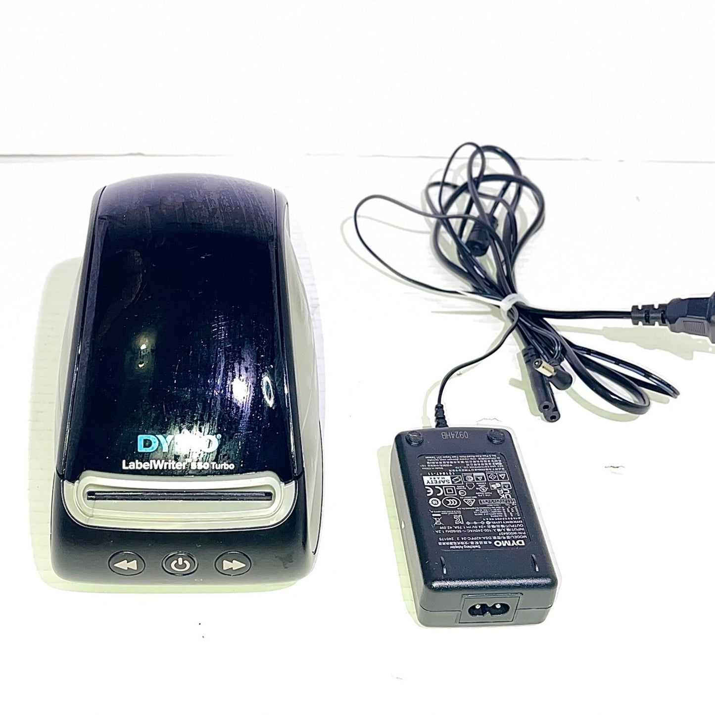 DYMO LabelWriter 550 Turbo Direct Thermal Label Maker - USB and LAN Connectivity  Monochrome Label Printer - 300 dpi, Print up to 90 Labels Per Minute, Auto Label Recognition - BROAGE Printer_Cable