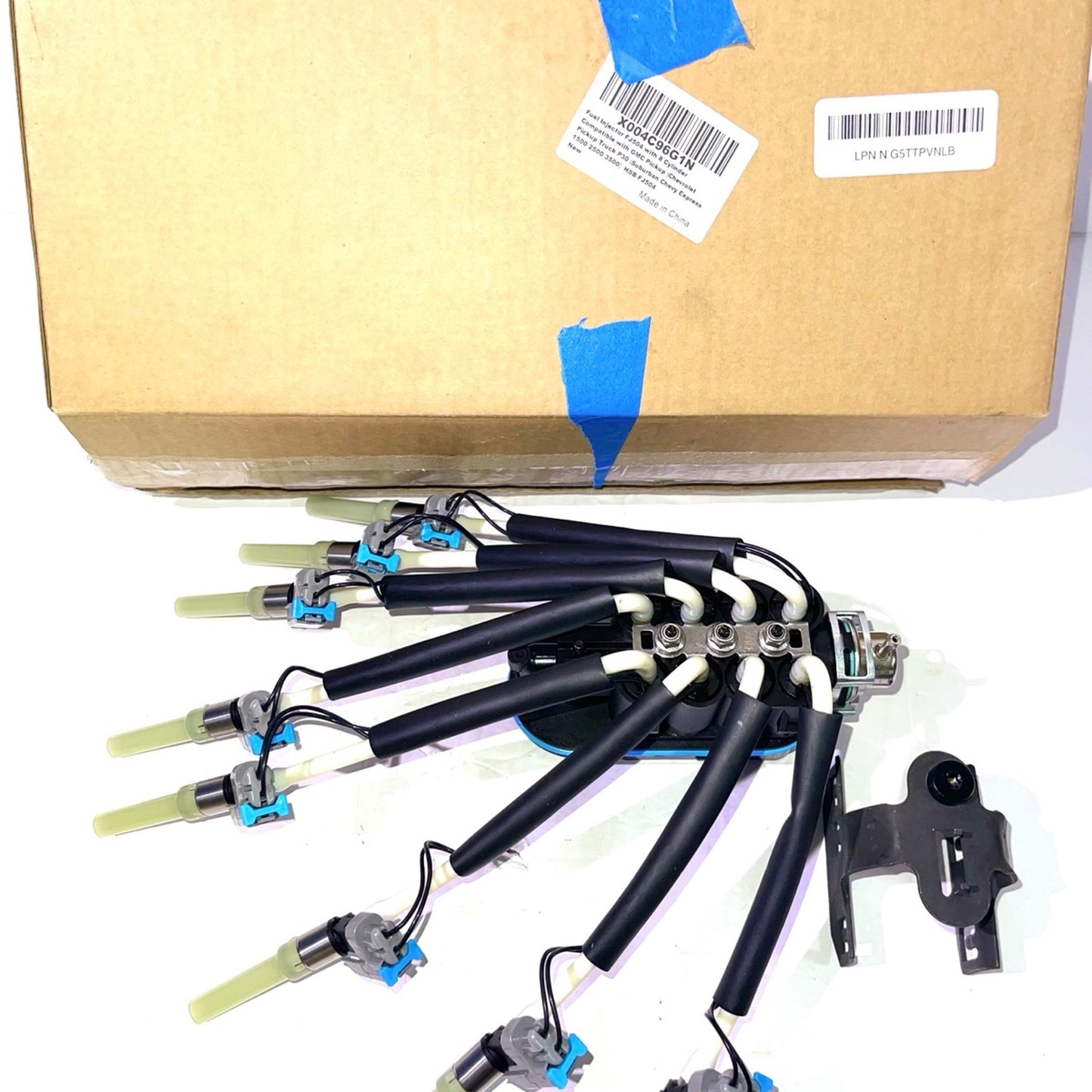 Spider Fuel Injector for FJ504 89060440 17114163 Compatible with GMC K3500 Yukon Cadillac Chevrolet Escalade C1500 Suburban Express 1500 3500 K2500 P30 P3500 Savana V8 5.0L 5.7L 1996-2002