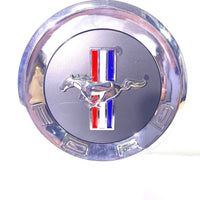 2009-2012 Ford Mustang Rear Trunk Deck Lid Faux Gas Cap Chrome Emblem OEM NEW