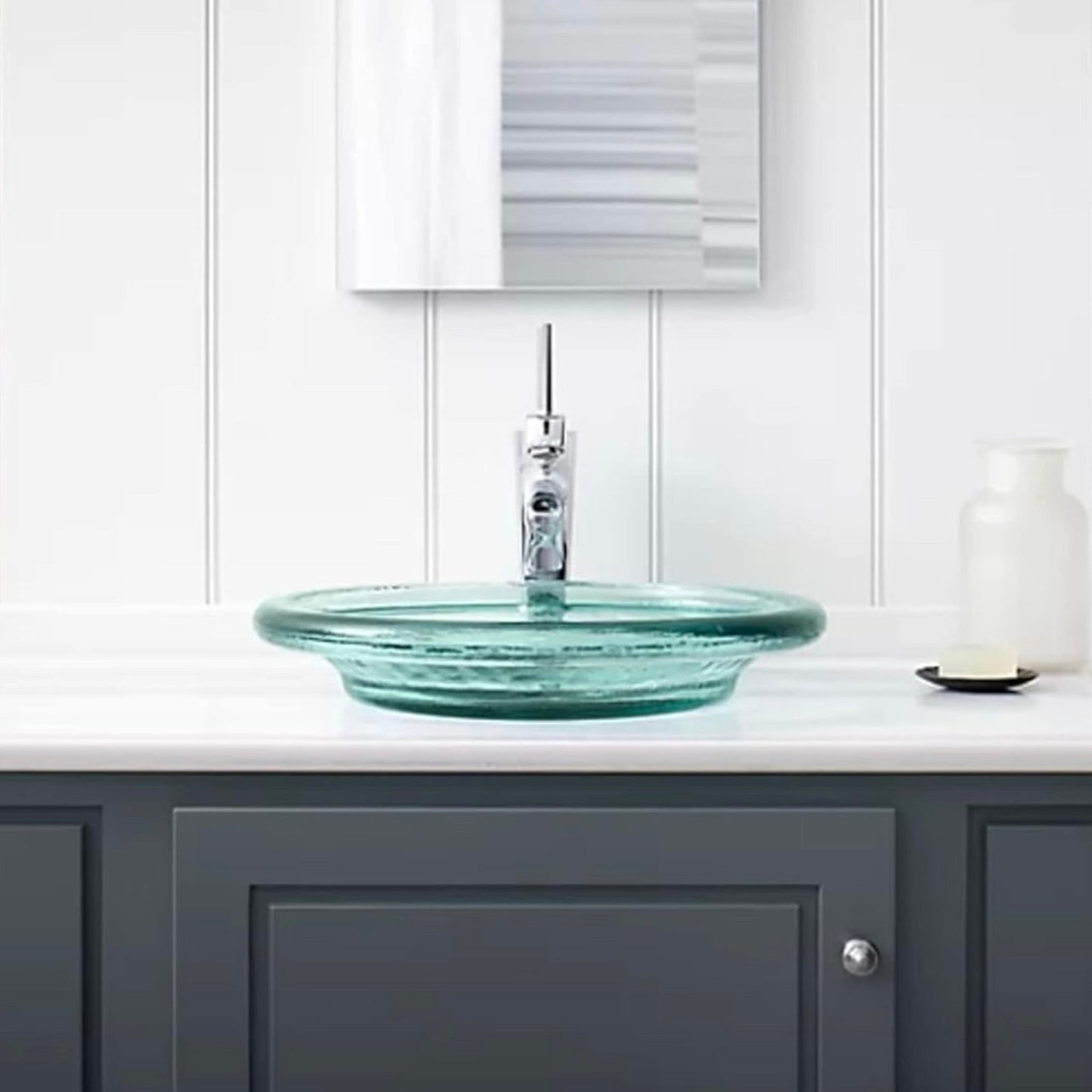 Kohler 1-Bowl Vessel Above-Counter Bathroom Sink Ice K-2276-B11 17-1/2"