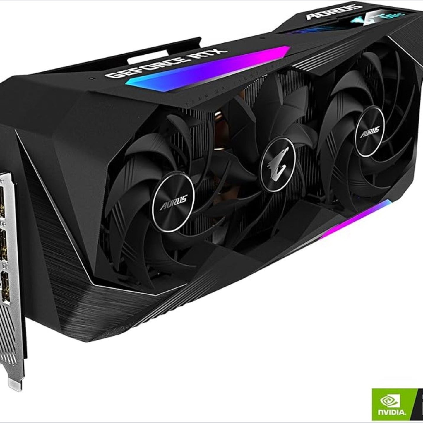 GIGABYTE AORUS GeForce RTX 3070 Ti Master 8G Graphics Card, MAX-Covered Cooling,
