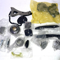 Engine Timing Chain Kit with Gear Tensioners Guide Rails for Mercedes E350 GL450 E400 ML350 GLK350 M276 3.0L 3.5L V6, Replace OE 2760520100,2780520316,2760500611,2760522116