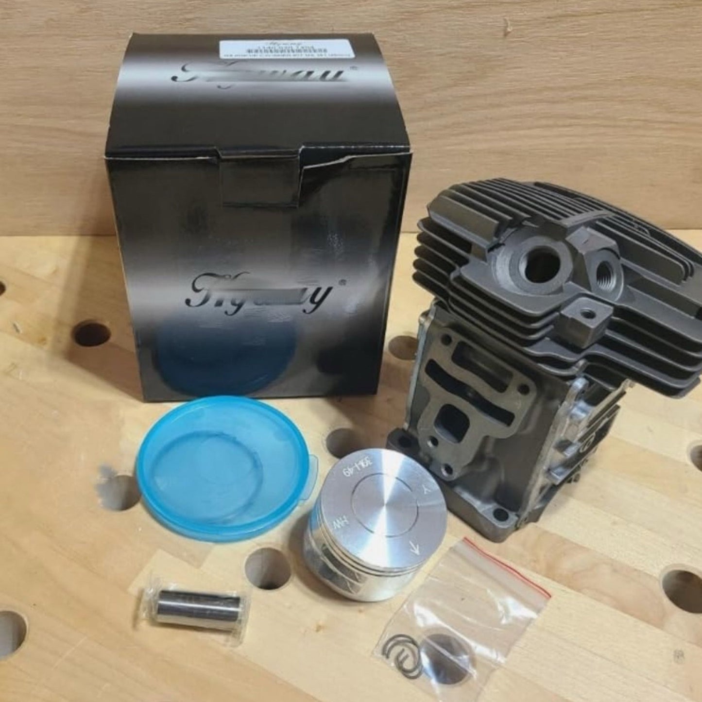 Nikasil Cylinder KIT with Piston for Stihl MS391 49mm Replaces OEM 1140-020-1204