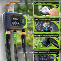 RAINPOINT WiFi Sprinkler Timer 4 Zone, Outdoor Smart Water Timer for Garden APP!