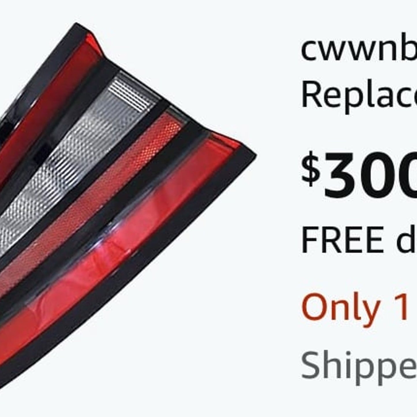 Left Tail Light Assembly Dodge Charger 2015- 2017 1 PCS 68213145AD