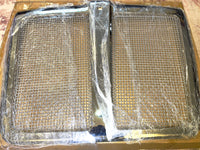 Bumper Grille for 2010-2024 Kenworth T680 Radiator Grill w/Bug Screen Silvery Plastic + Aluminium Replacement for L296155100 L456064110