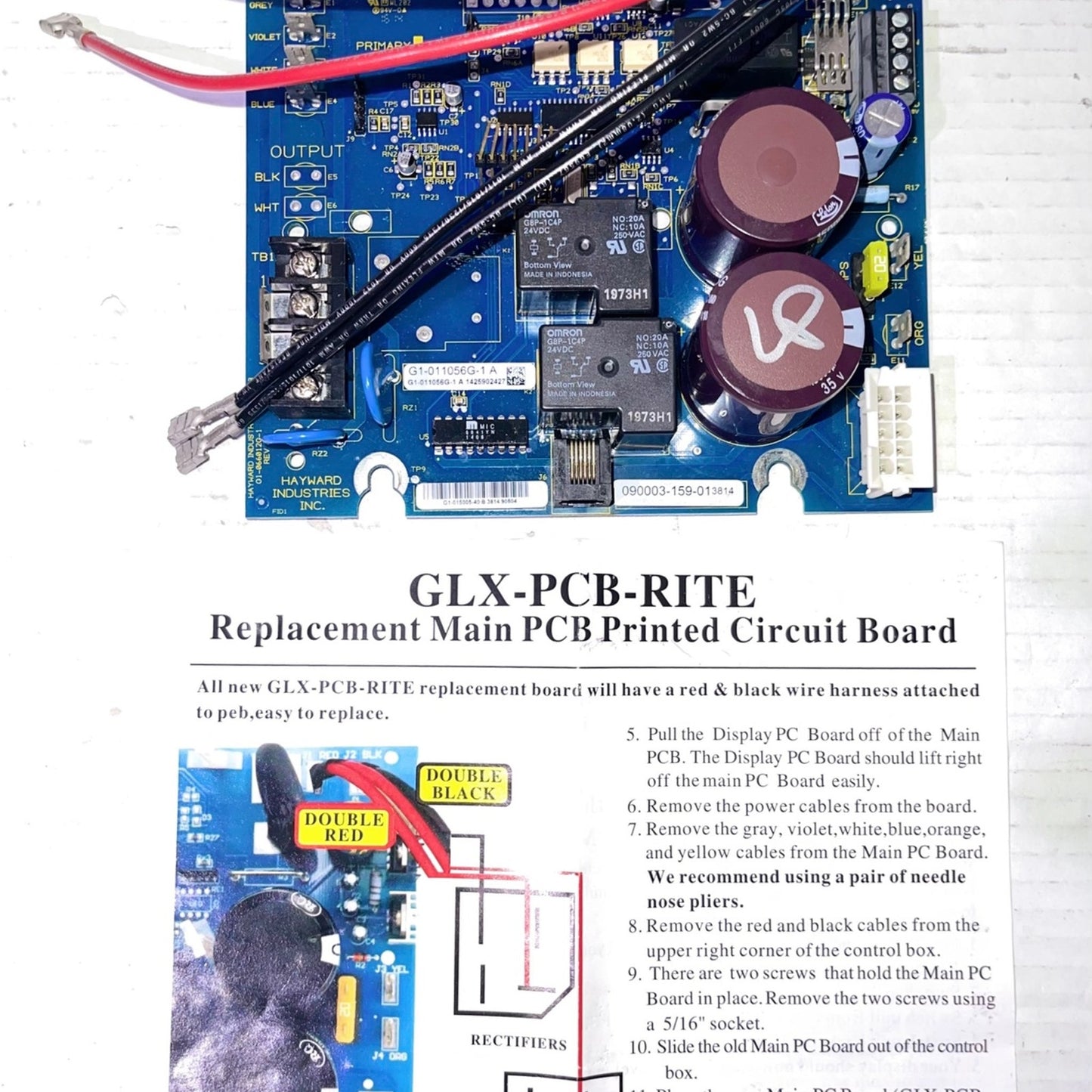 Hayward GLX-PCB-RITE Main PCB Printed Circuit Board For Hayward Goldline AquaRit