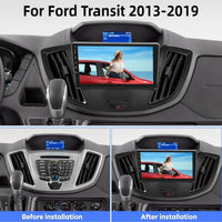 2G+64G] Car Radio for Ford Transit 2013-2019, Android 13 Touch Screen Transit Stereo, Carplay/Android Auto/EQ Audio/SWC +AHD Backup Camera