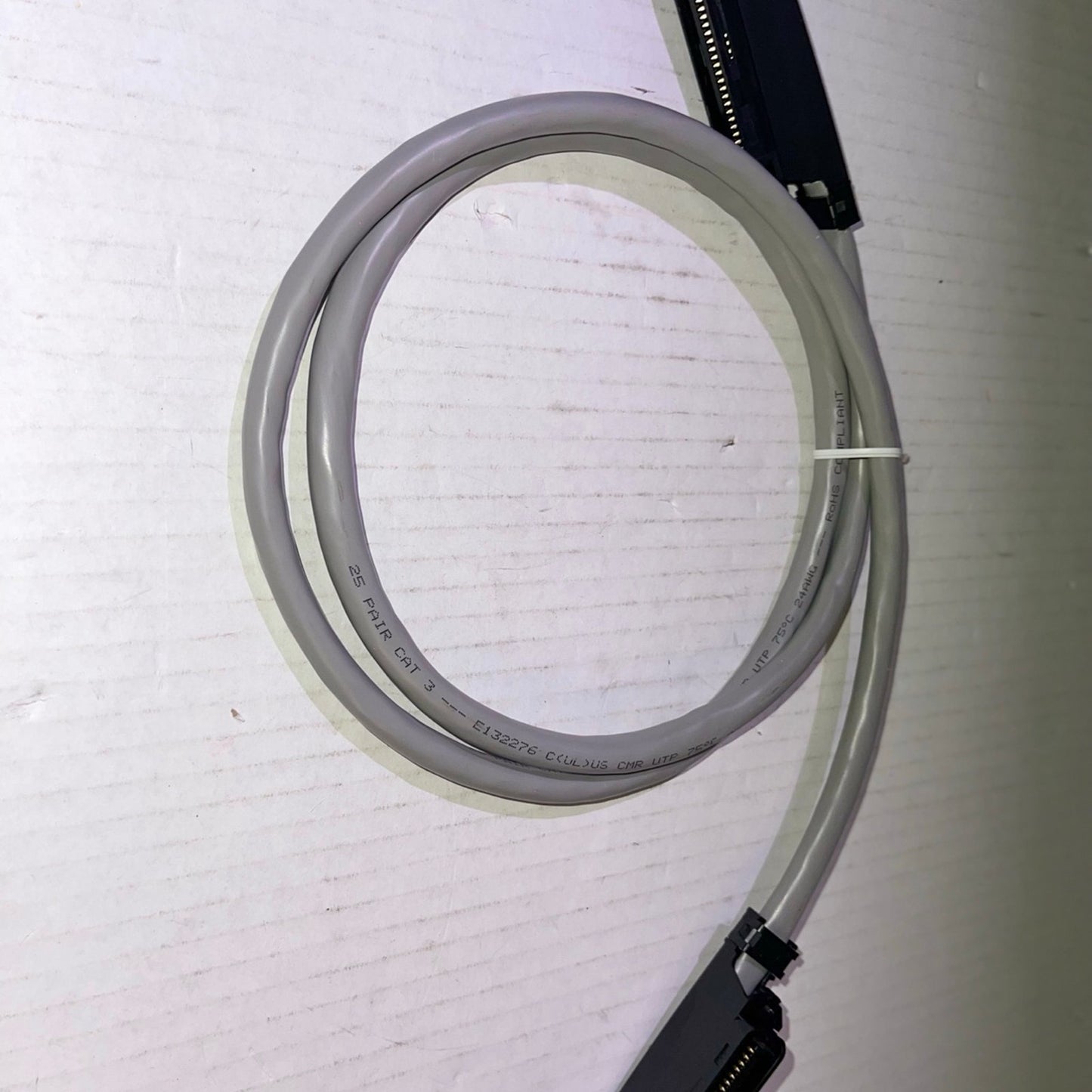 ICC 5 Foot 25-Pair Male-Female Amphenol Cable Rj21 Male-to-Female