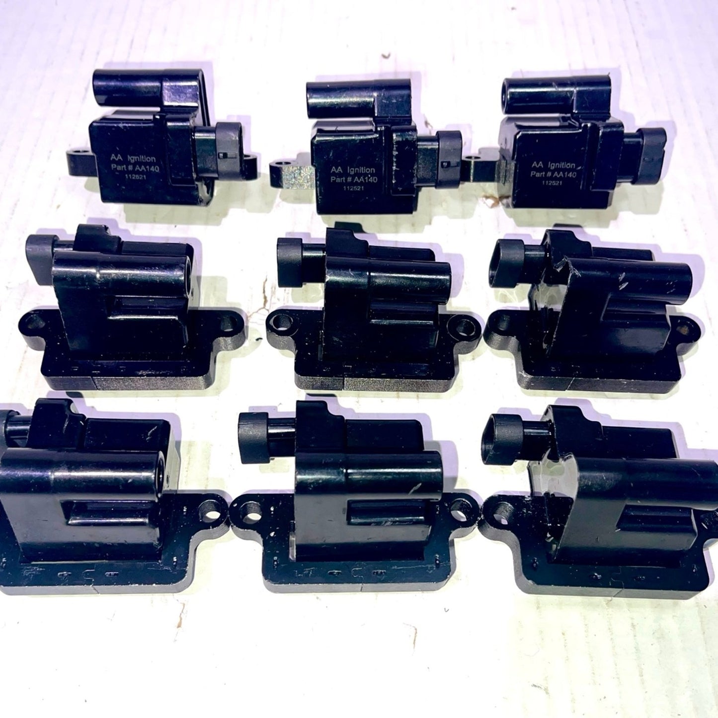 GMC CHEVY AA IGNITION AA140 REPLACEMENT IGNITION COIL 112521 Ignition Coil 9PK- Replaces 12558693, GN10298, C1208, D581 - with Cadillac, Chevy & GMC - Escalade, Silverado, Avalanche, Express 3500, Suburban, Tahoe, Sierra, Savana, Yukon