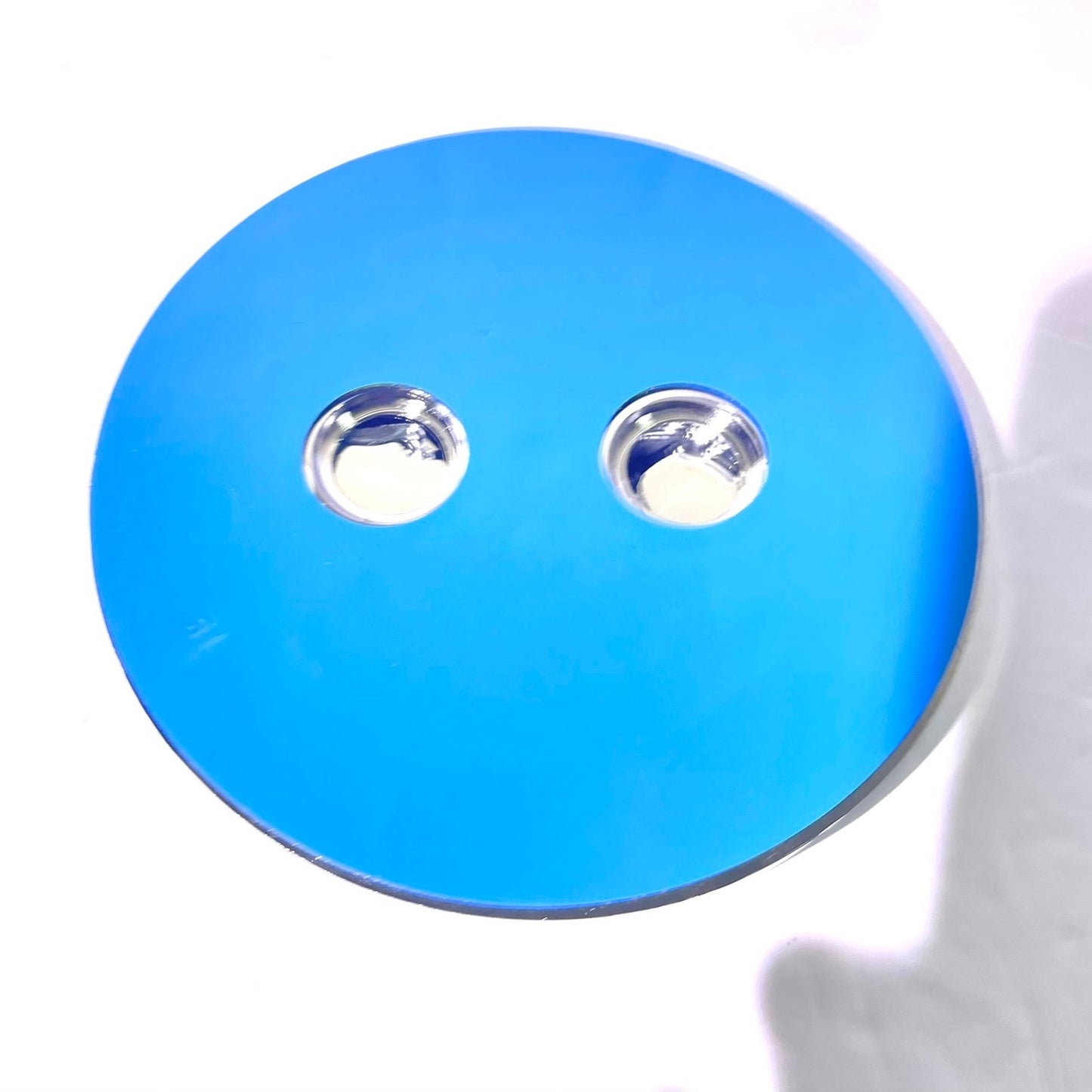 2009-2012 Ford Mustang Rear Trunk Deck Lid Faux Gas Cap Chrome Emblem OEM NEW