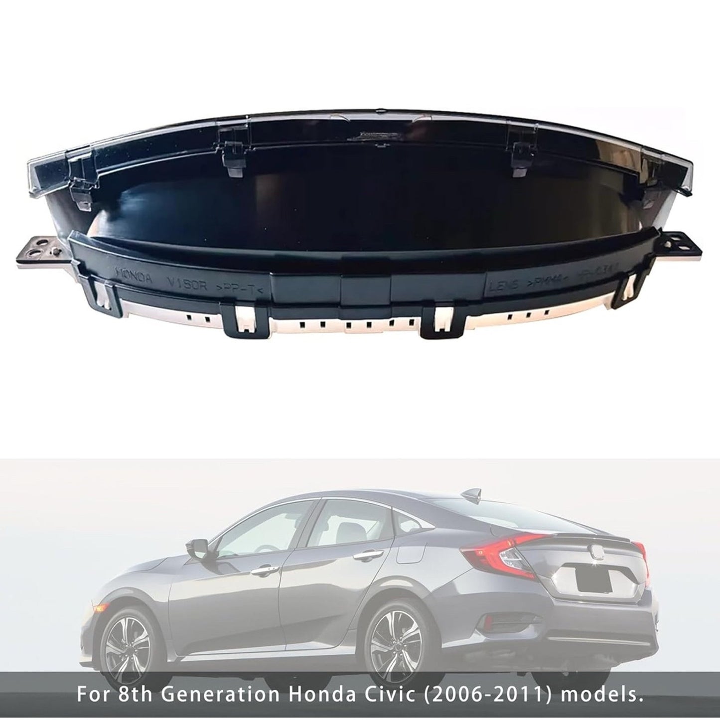 Speedometer Upper Dash Display Gauge Instrument for Honda Civic (2006-2011) 8th