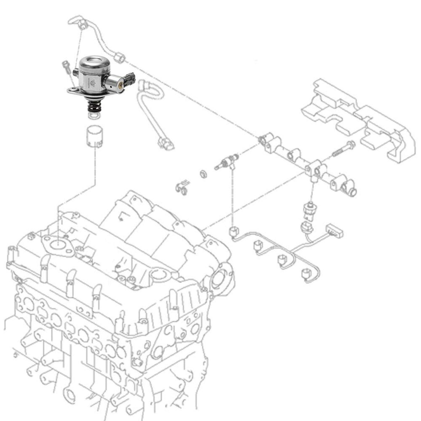 High Pressure Mechanical Fuel Pump 09-14 Hyundai Sonata Kia Sorento 09-15 UDW 35320-2G720 35320-2G730 35320-2G740