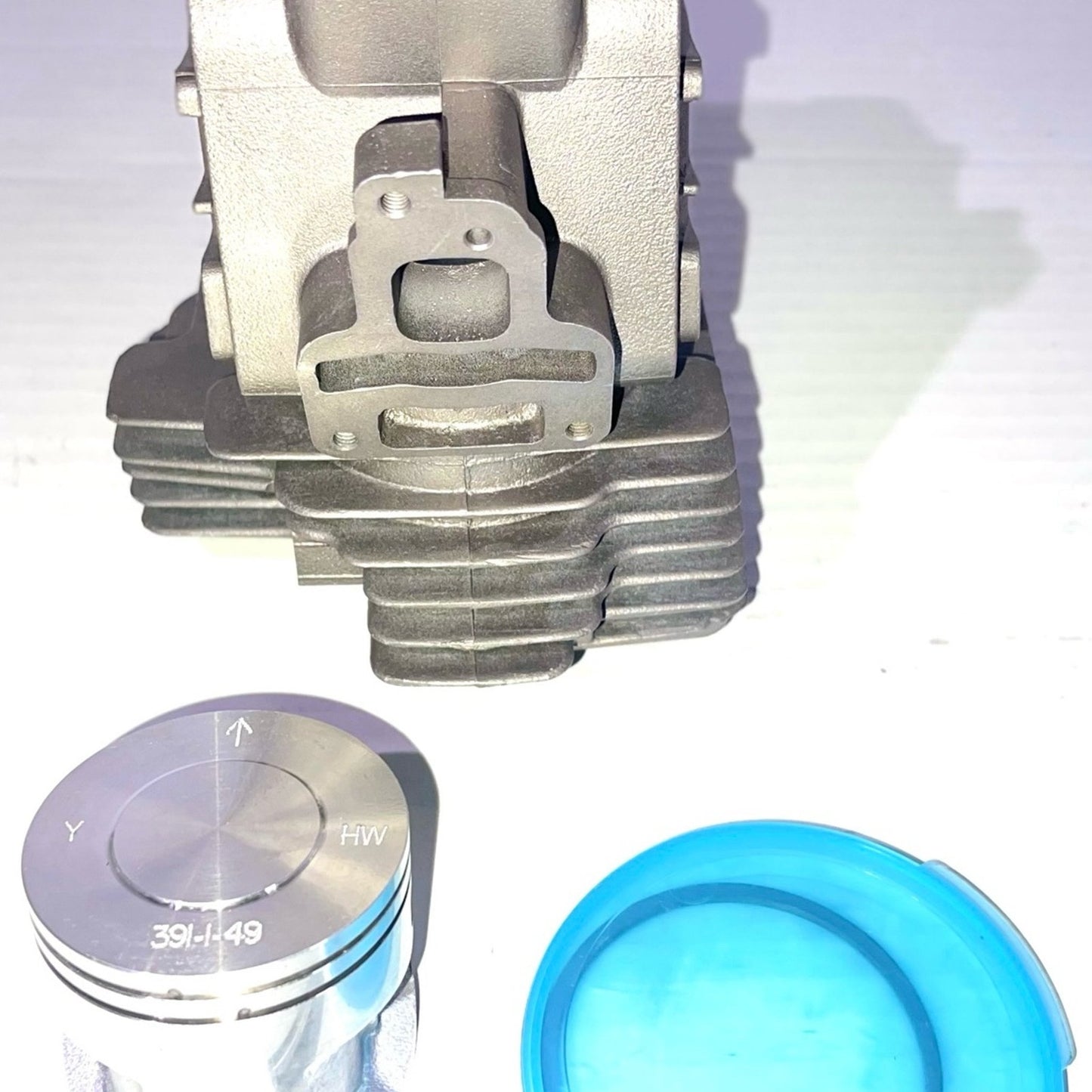 Nikasil Cylinder KIT with Piston for Stihl MS391 49mm Replaces OEM 1140-020-1204