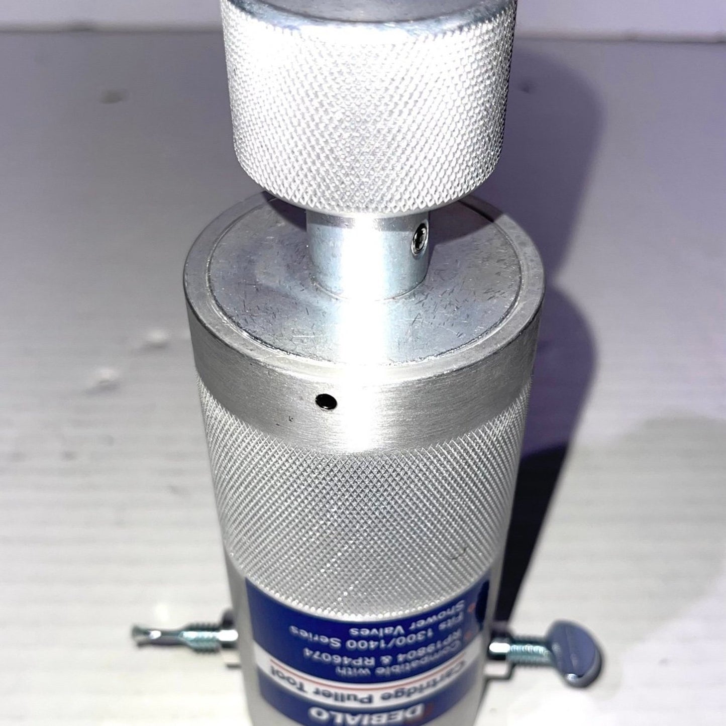 Cartridge Removal Tool for Delta Tub & Shower Faucets, Fits 1300/1400 Series RP46074 & RP19804 Cartridges, Heavy-Duty Reusable Steel Puller Extractor, Damage-Free DIY Valve Repair