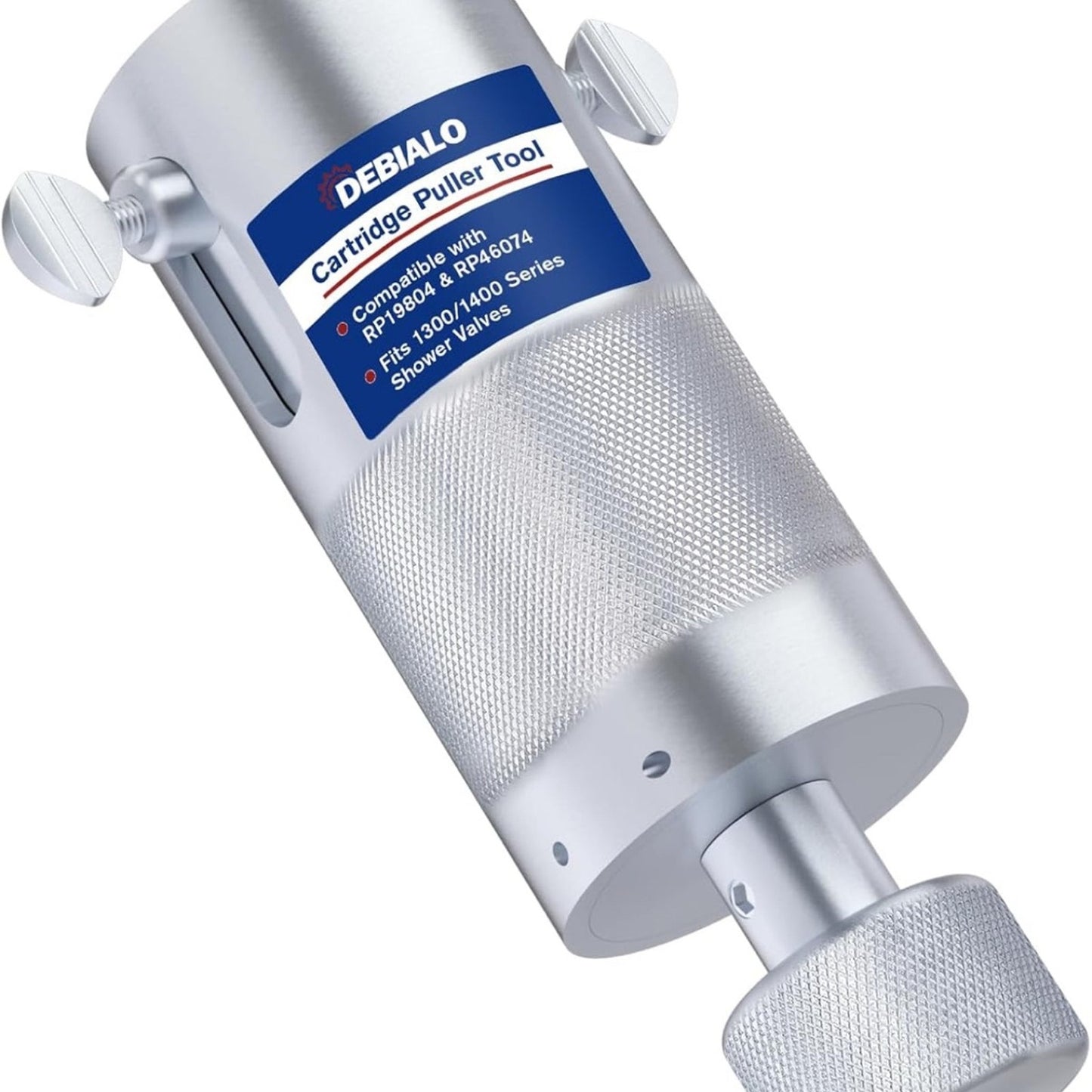 Cartridge Removal Tool for Delta Tub & Shower Faucets, Fits 1300/1400 Series RP46074 & RP19804 Cartridges, Heavy-Duty Reusable Steel Puller Extractor, Damage-Free DIY Valve Repair