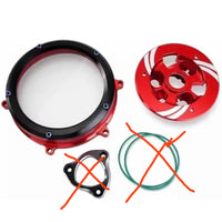 Motorcycle Clutch Cover Engine Protection Protector Cover for Panigale 959/1199/1299 V2 V4 Mo